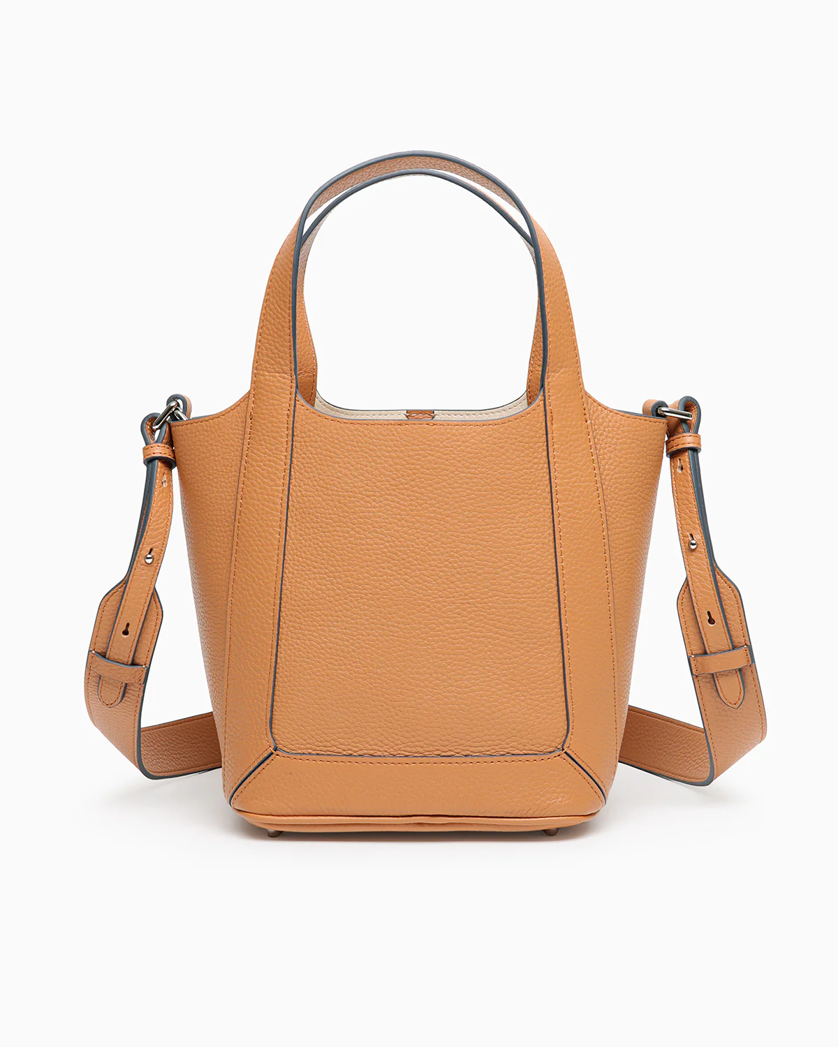 Alexie Tote: Tan Pebbled Leather - Image 9
