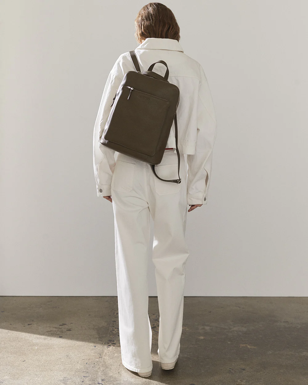 Backpack: Khaki Green - Image 3