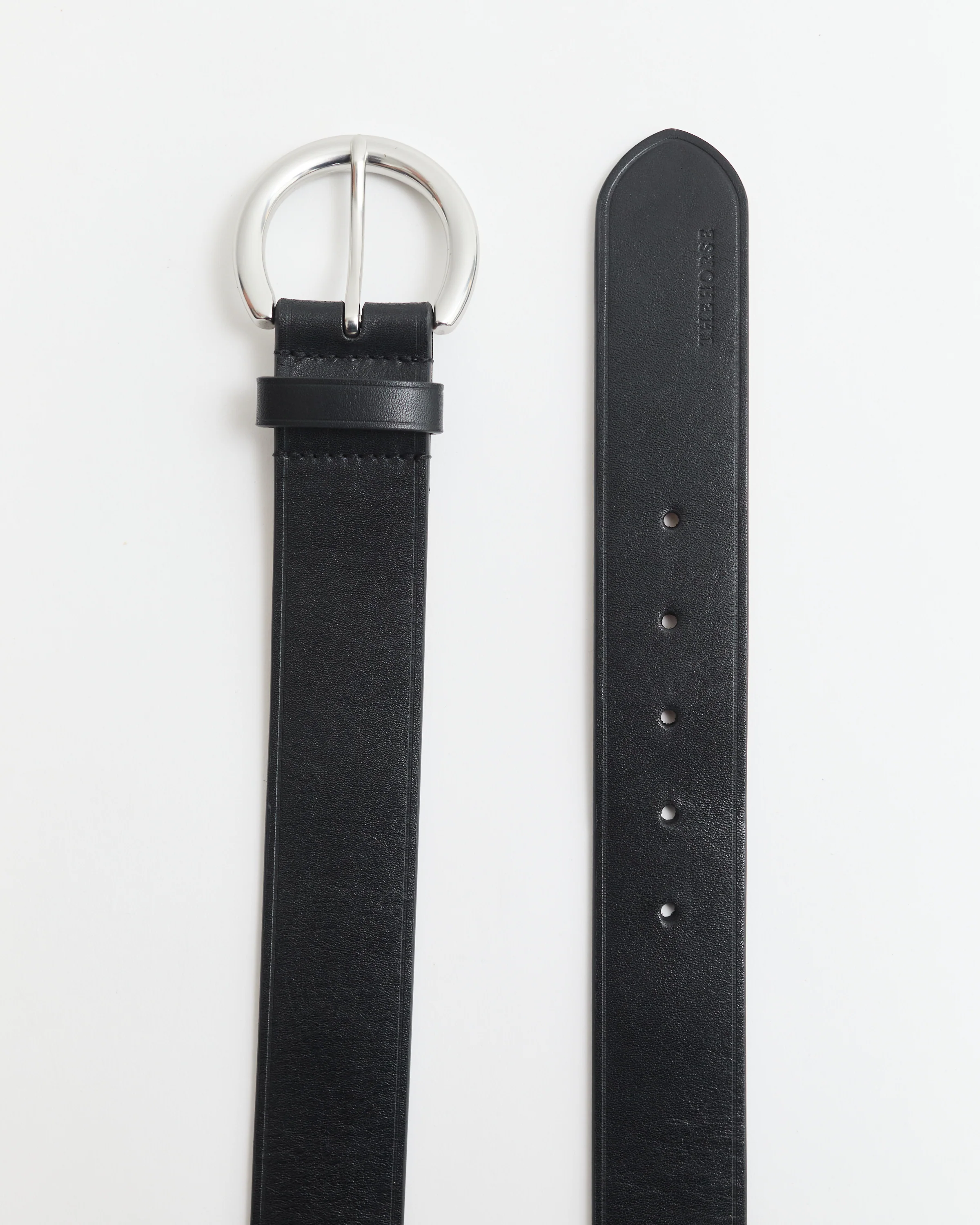 Classic Leather Belt: Black - Image 2