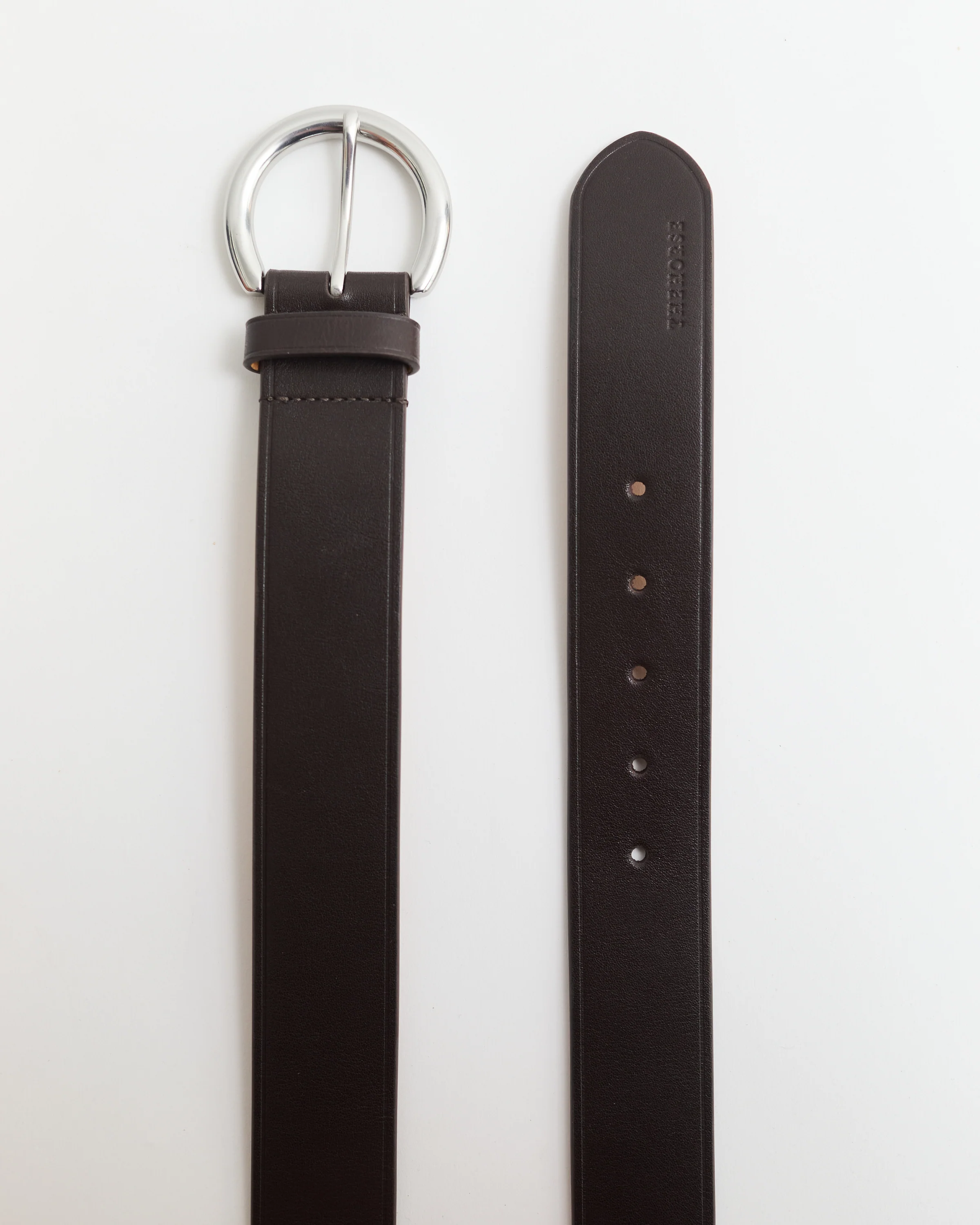 Classic Leather Belt: Coffee - Image 2
