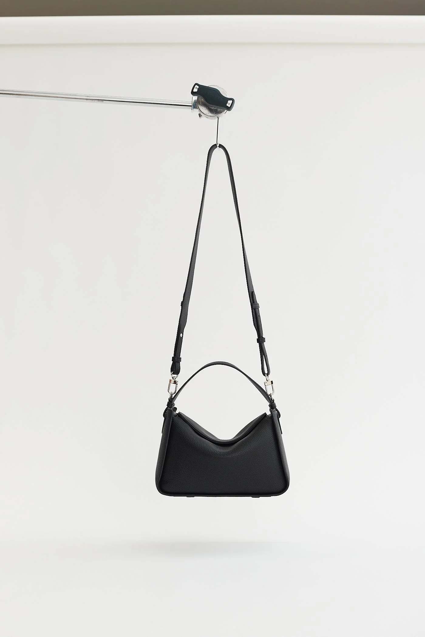 Clementine Bag: Black Pebbled Leather - Image 4