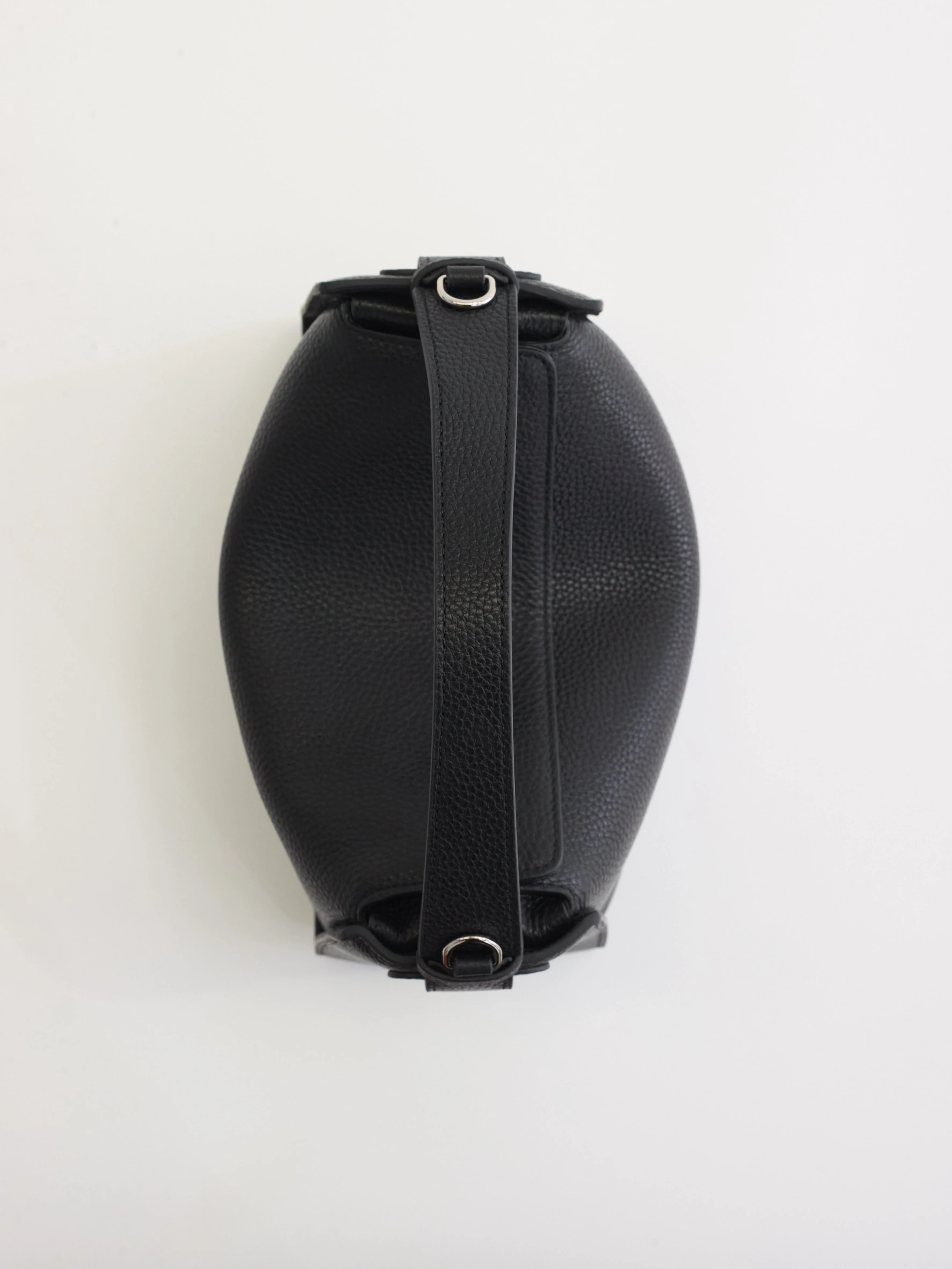 Clementine Bag: Black Pebbled Leather - Image 6