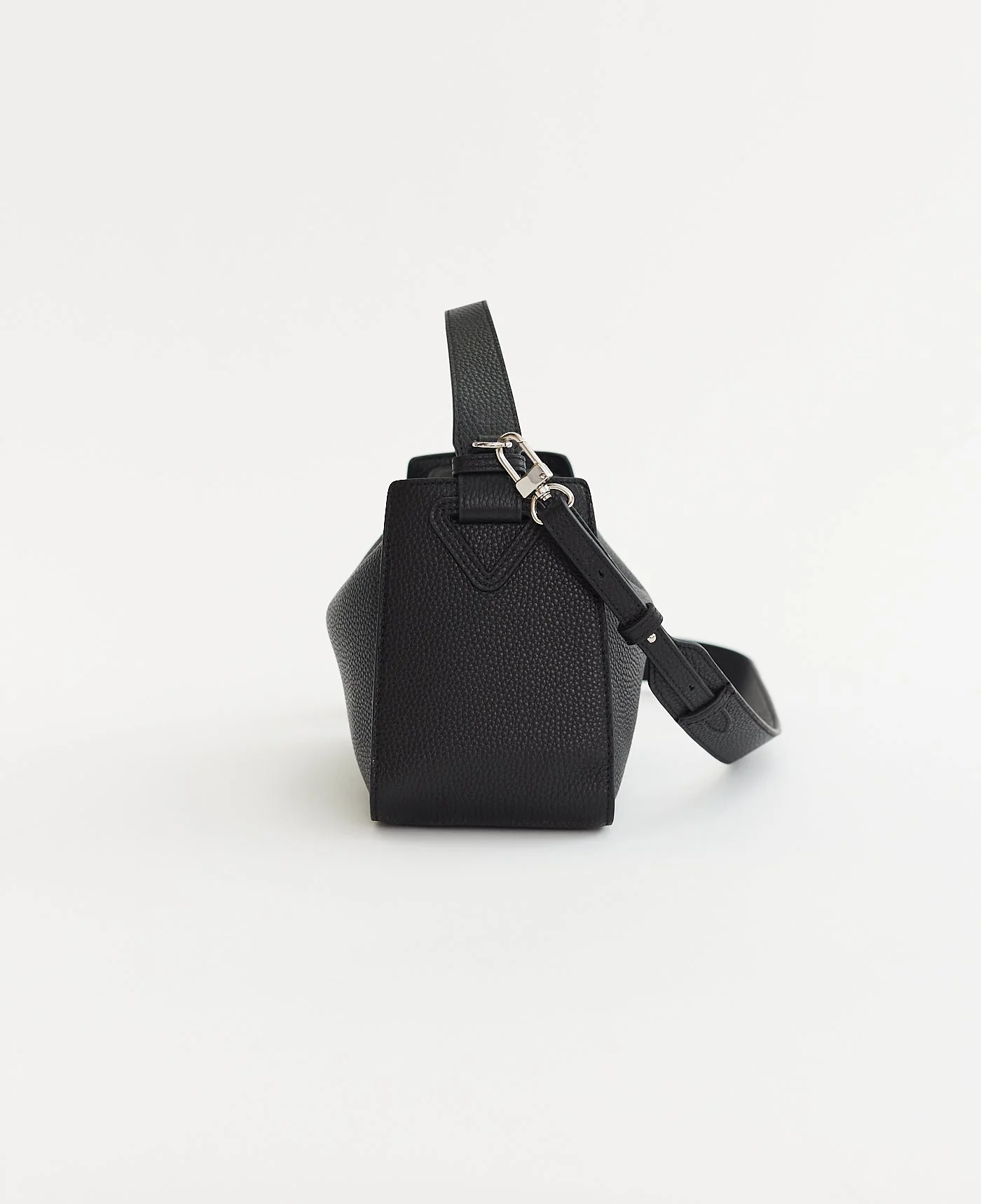 Clementine Bag: Black Pebbled Leather - Image 7