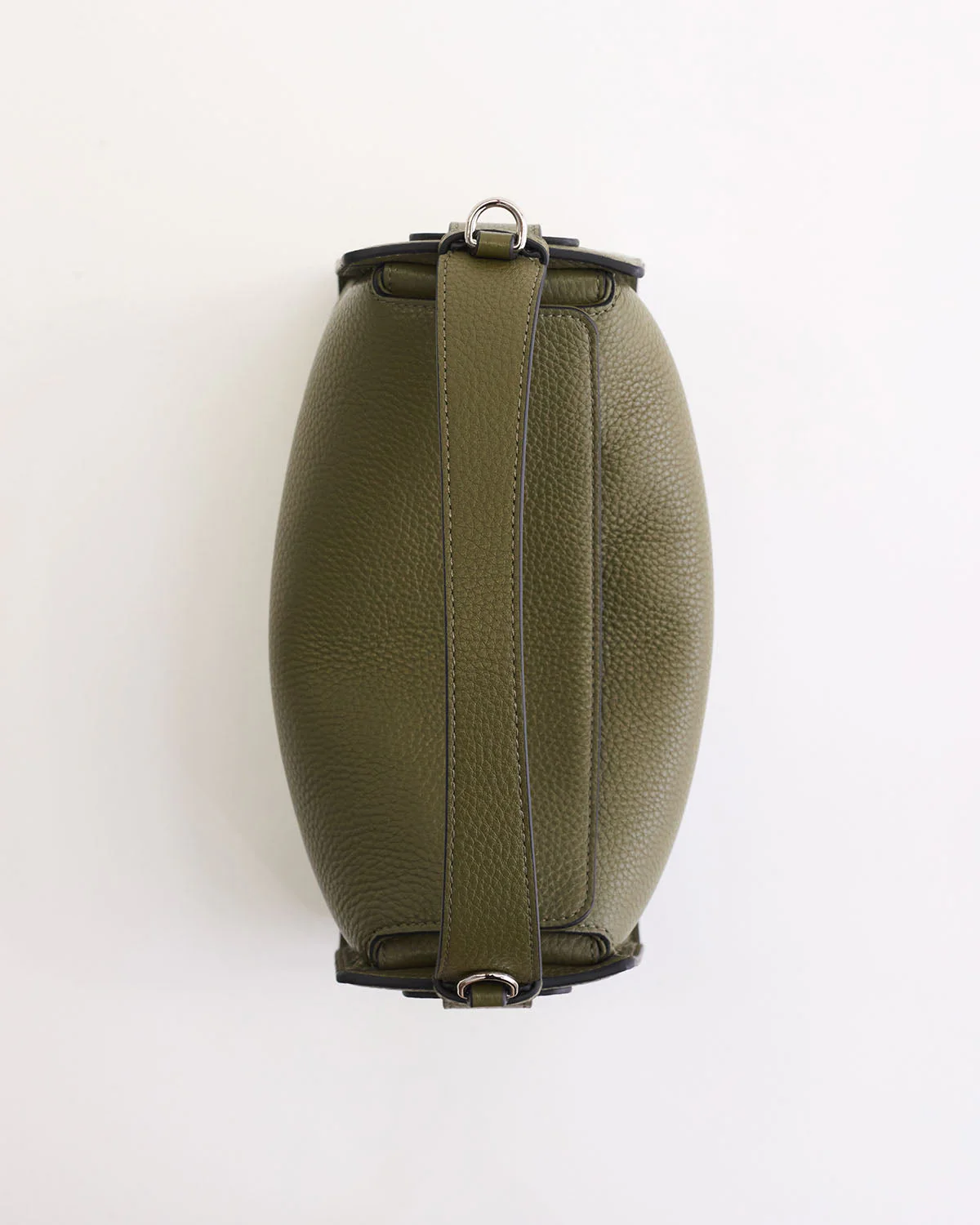 Clementine Bag: Olive Pebbled Leather - Image 5