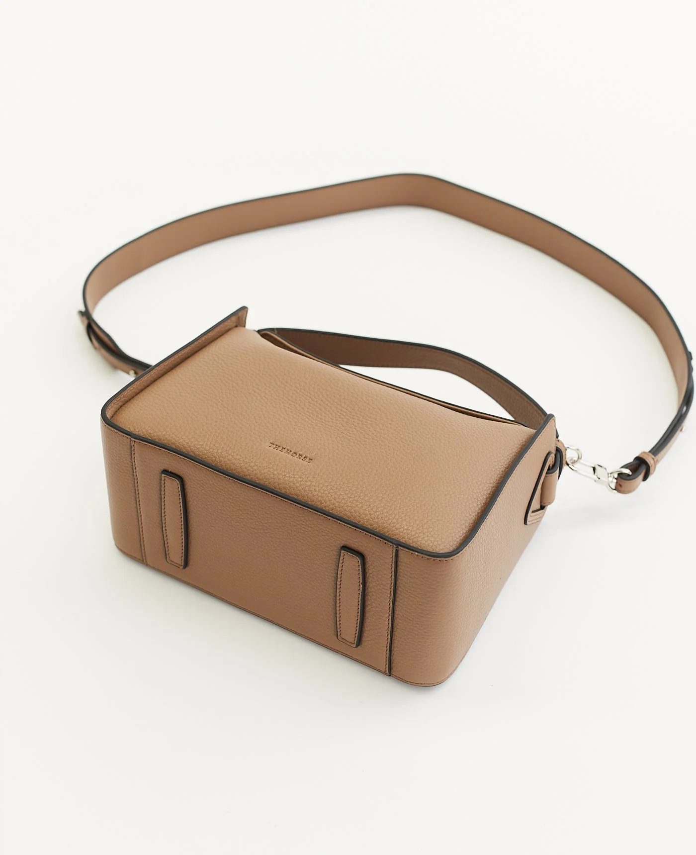 Clementine Bag: Taupe Pebbled Leather - Image 11