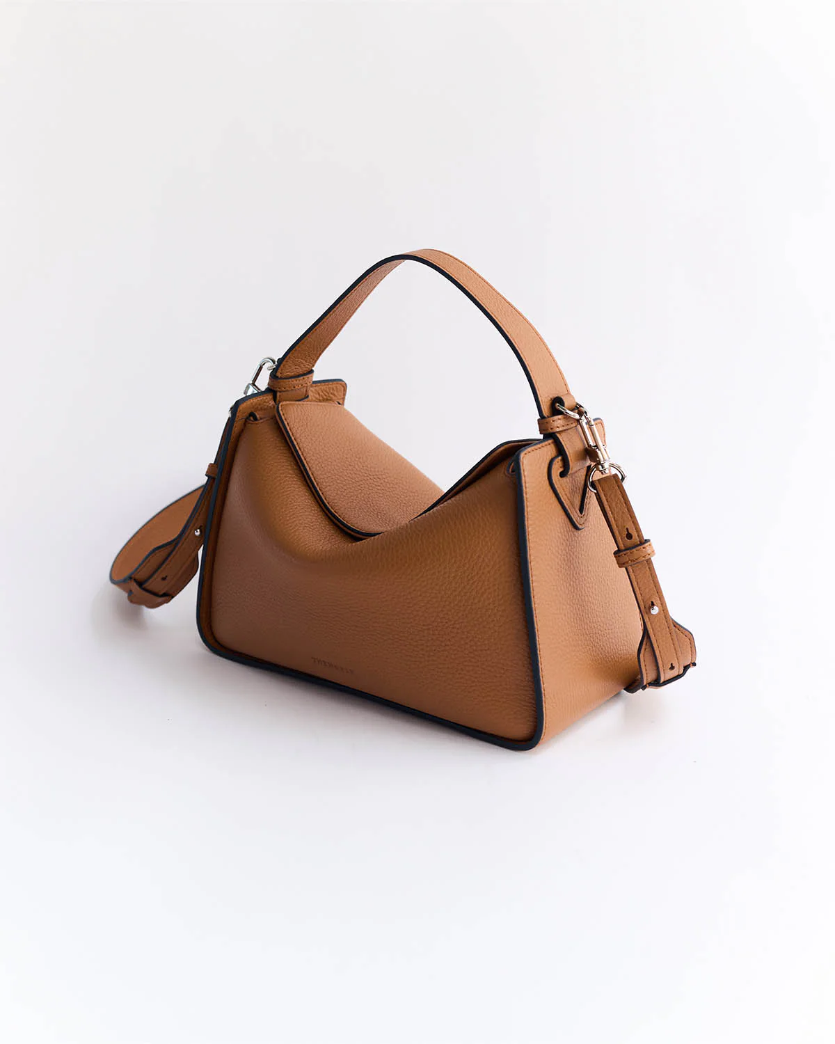 Clementine Bag: Tan Pebbled Leather - Image 2