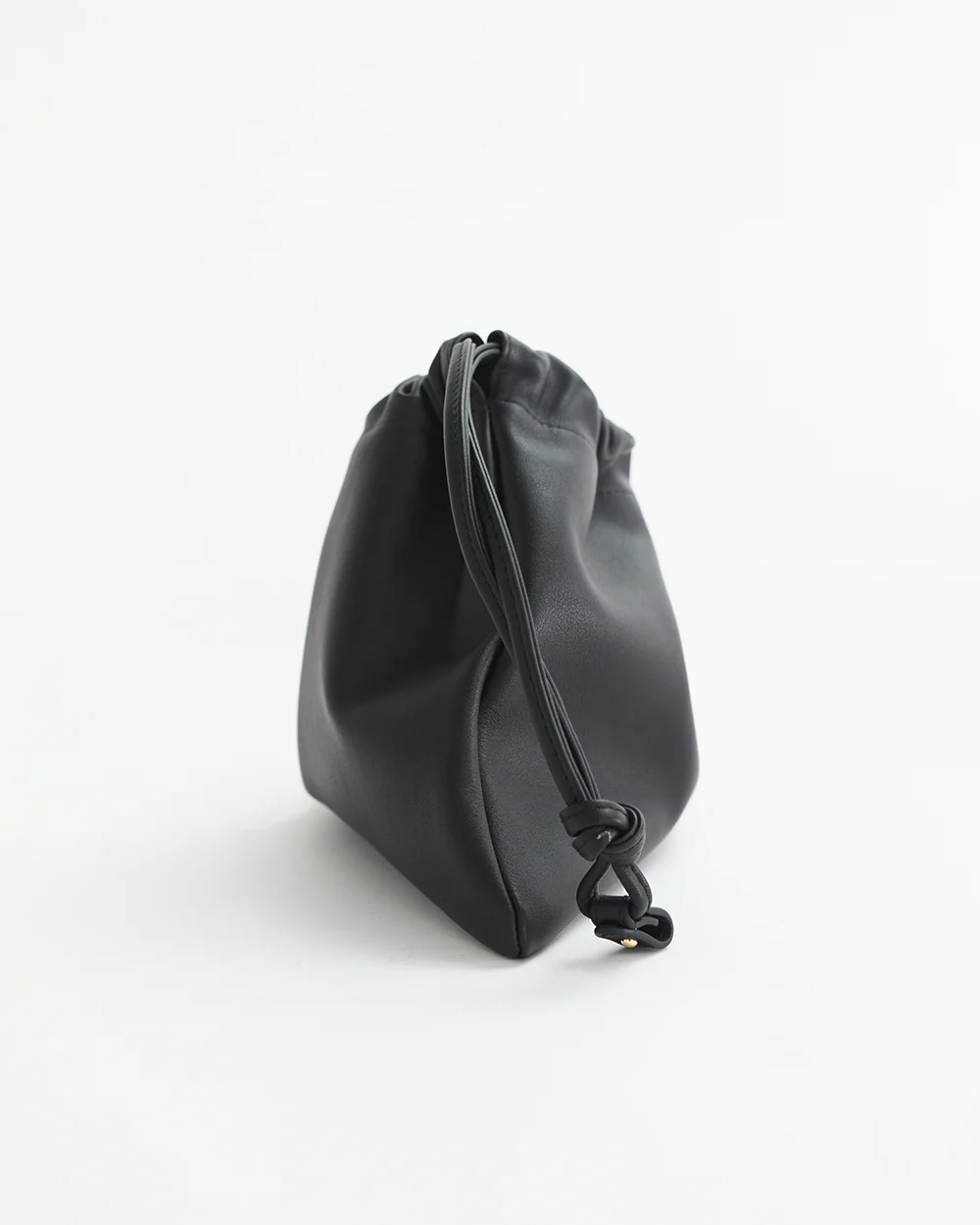 Fin Drawstring Bag: Black - Image 6