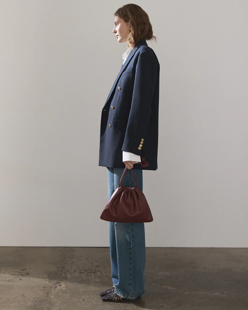 Fin Drawstring Bag: Cedar Red - Image 9