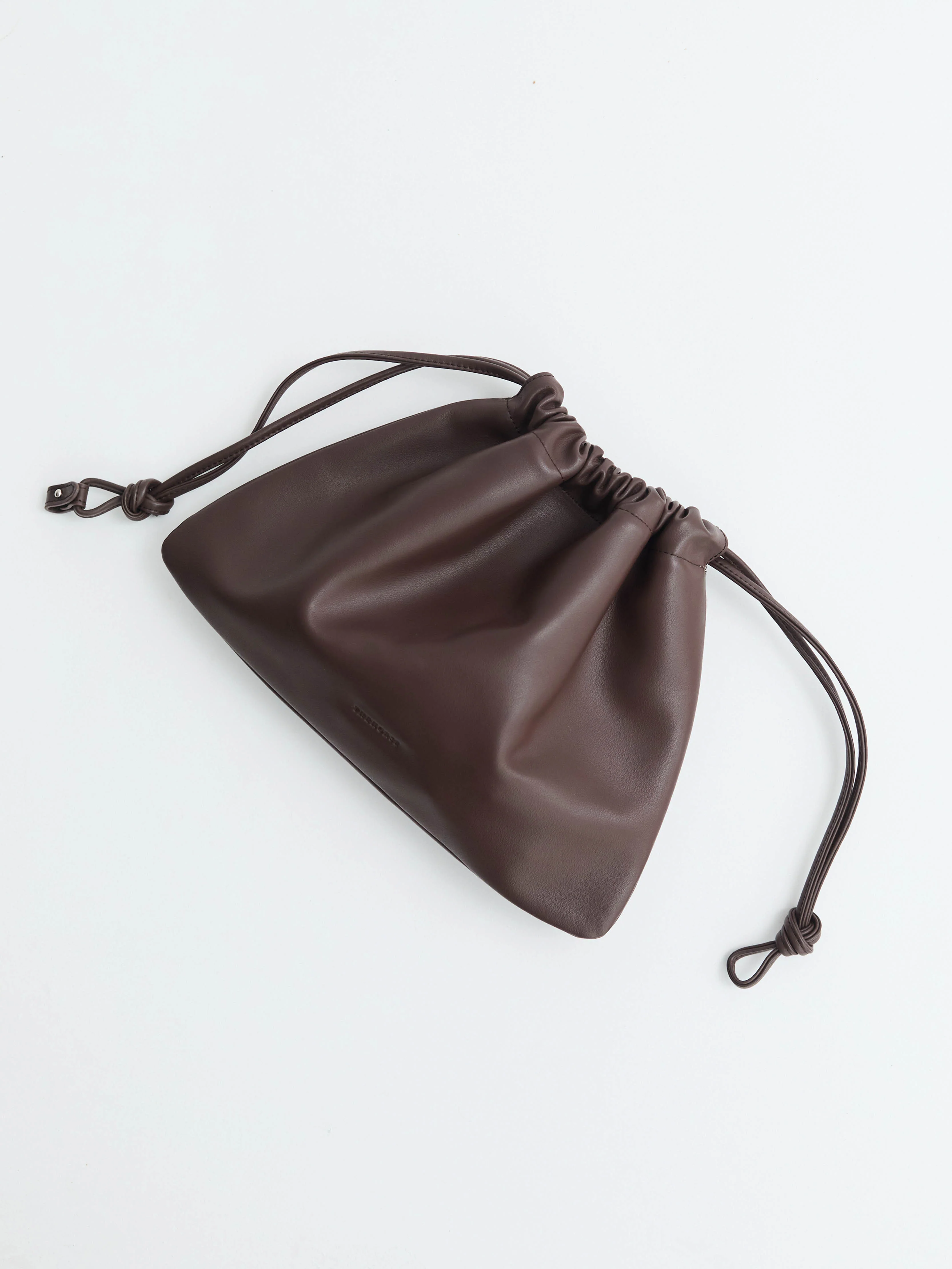 Fin Drawstring Bag: Coffee - Image 3
