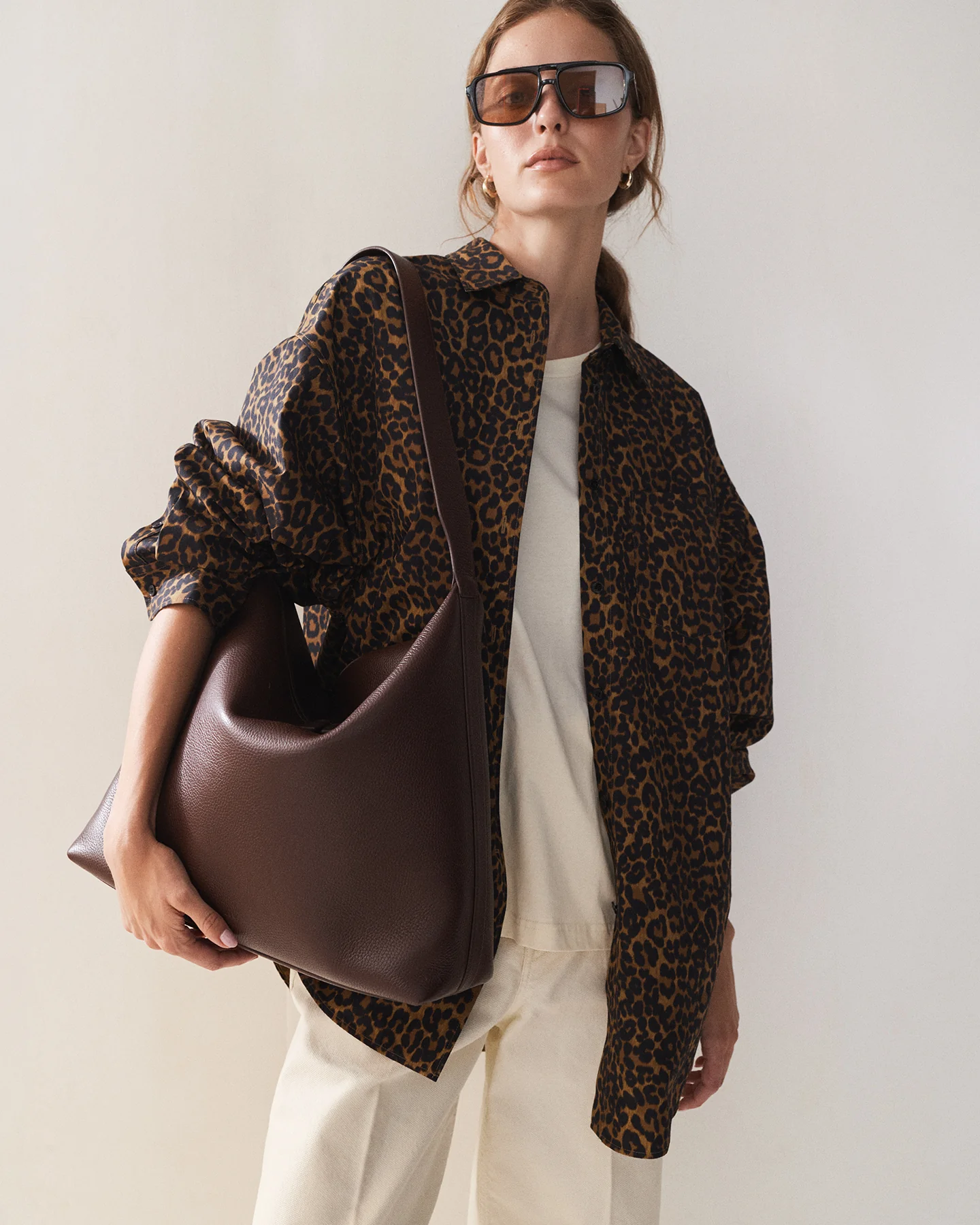Large Daisy Bag: Coffee - Image 10