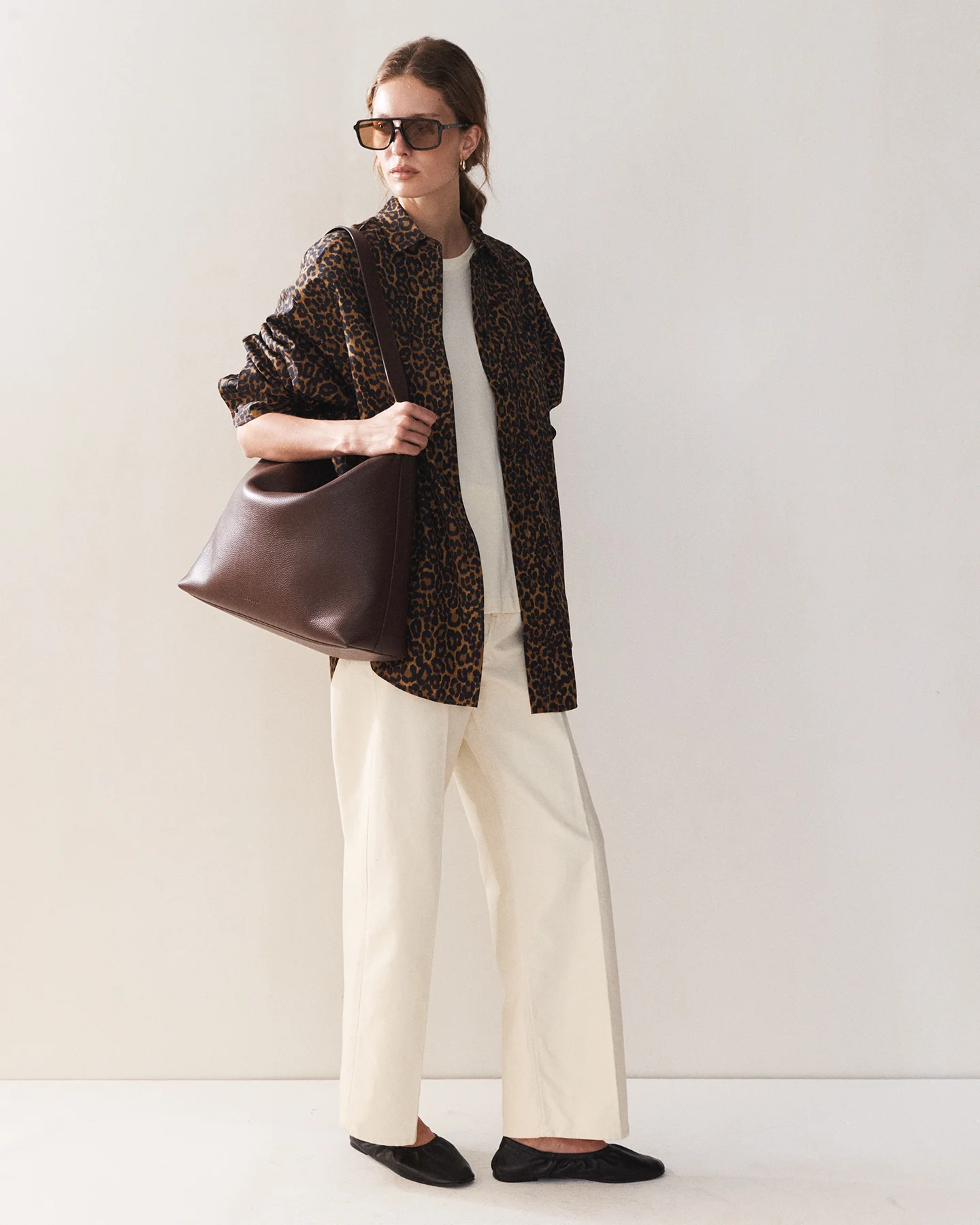 Large Daisy Bag: Coffee - Image 8