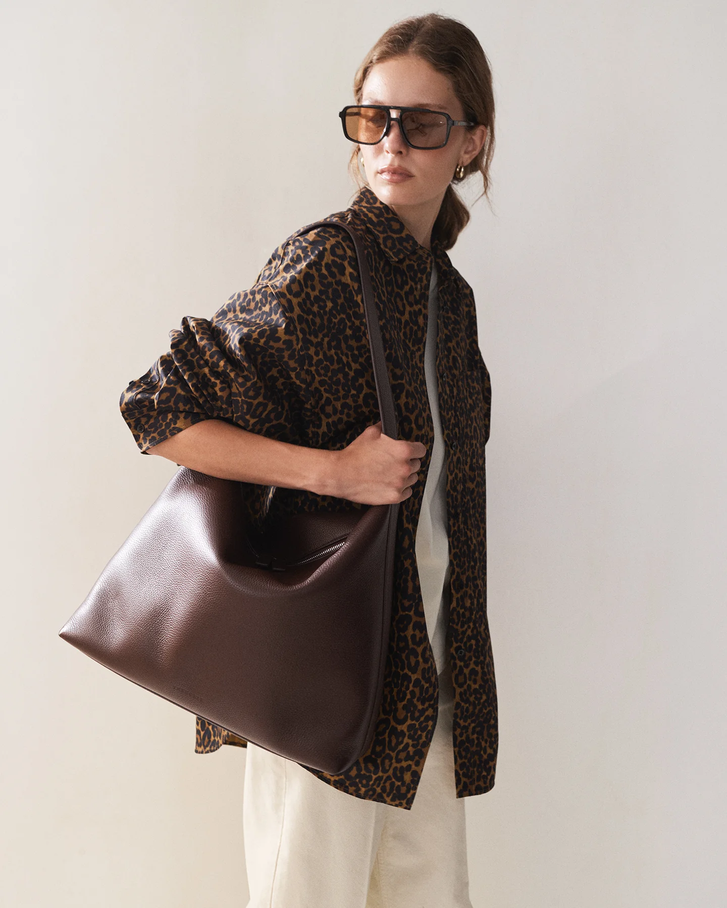 Large Daisy Bag: Coffee - Image 9
