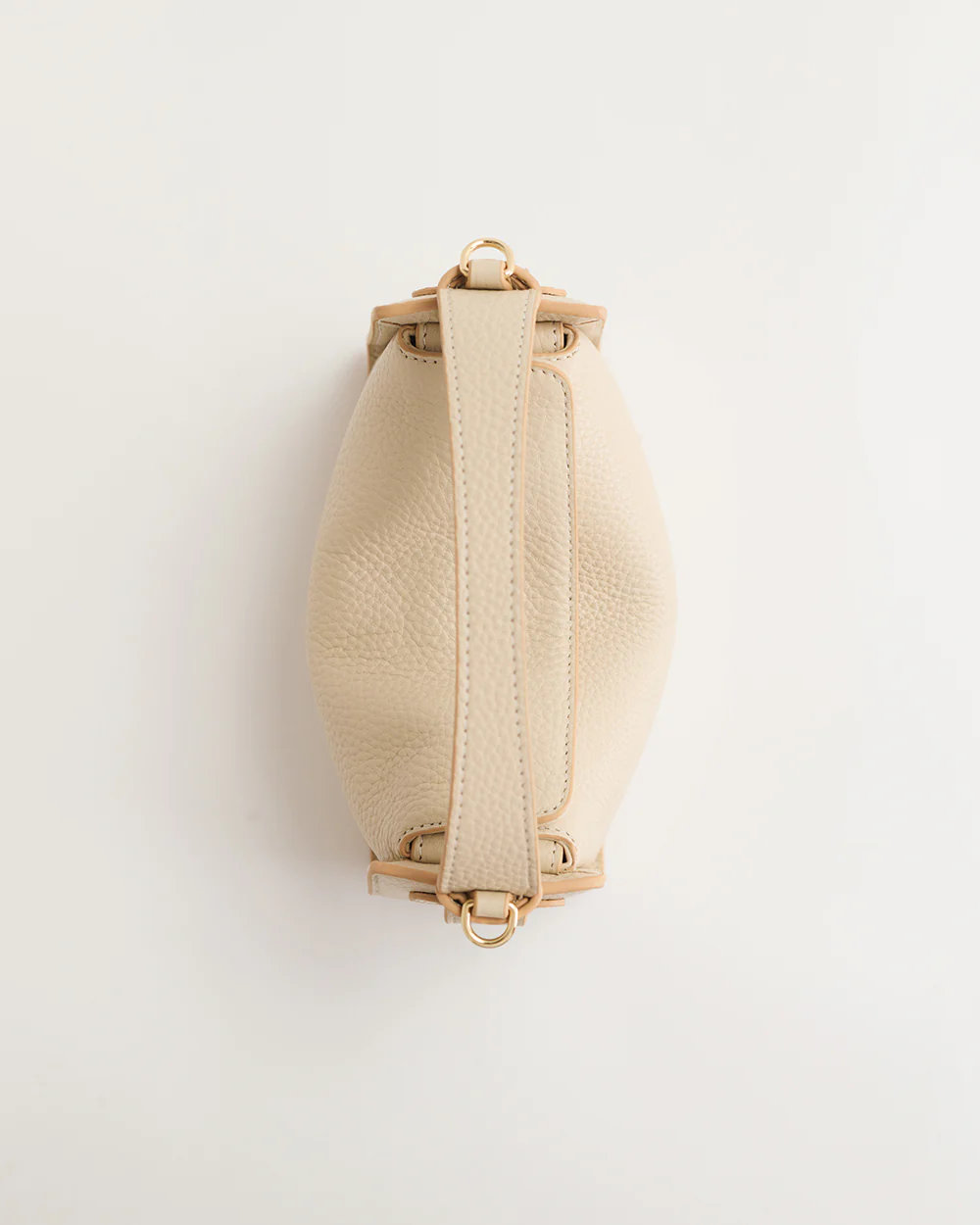 Mini Clementine Bag: Oat with Gold - Image 6