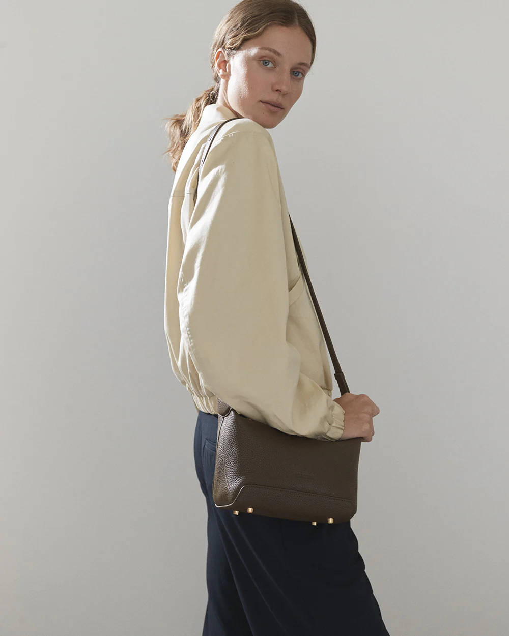 Mini Lou Bag: Khaki Green Gold - Image 6