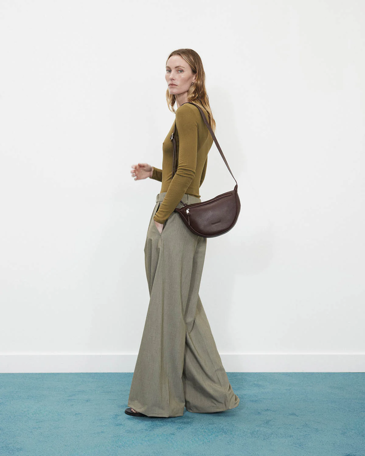 Sporty Crossbody: Coffee - Image 7