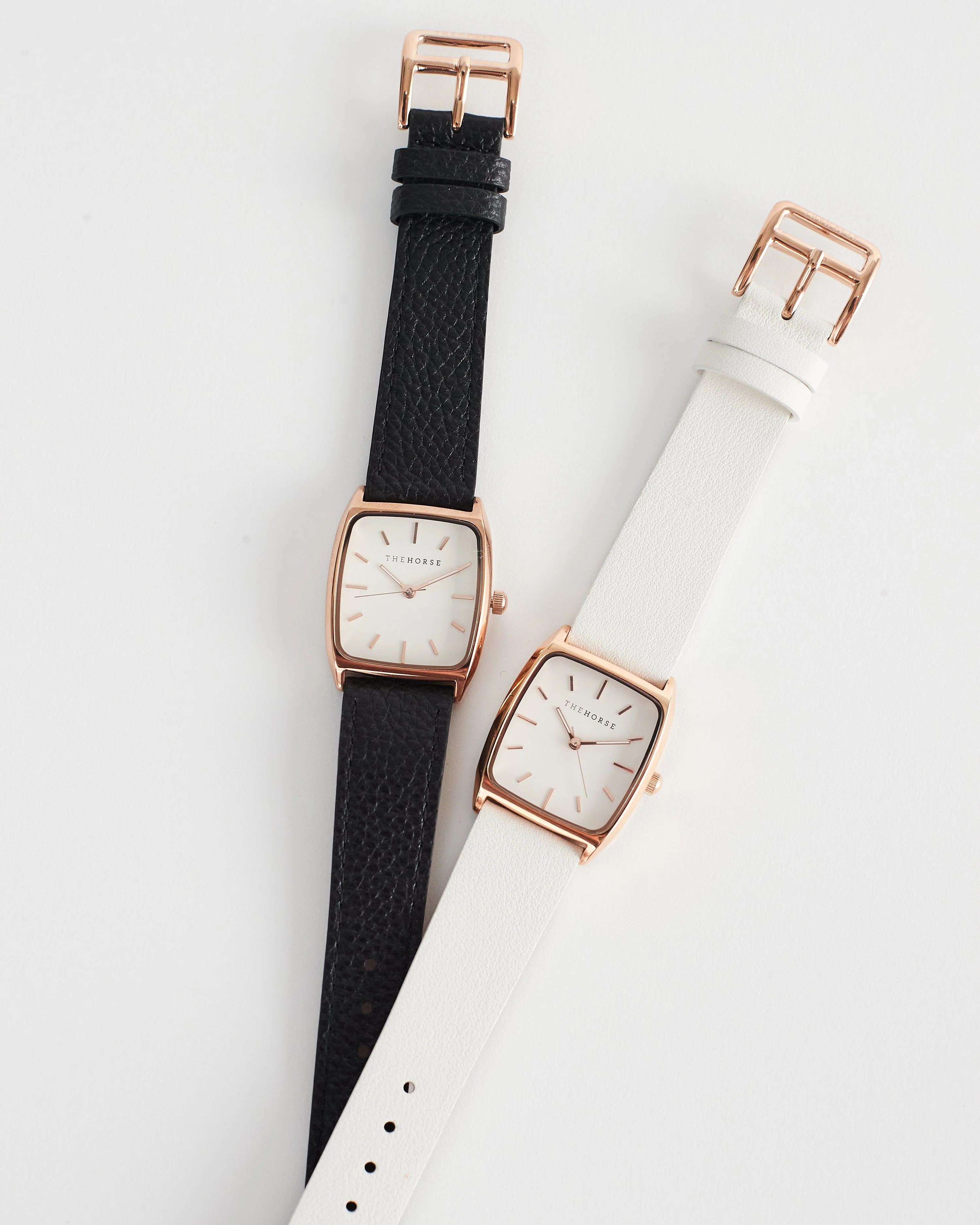 The Dress Watch: Rose Gold Case / White Dial / Milk Leather - Image 5