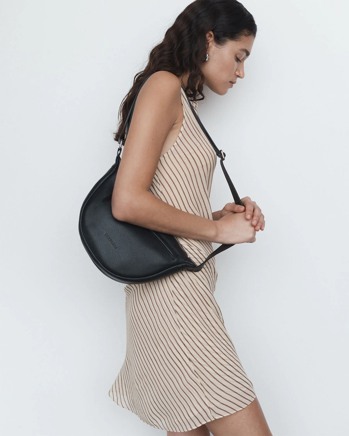 Sporty Crossbody: Black - Image 2