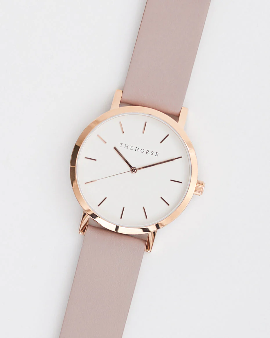 The Original: Polished Rose Gold / Blush Leather - Image 3