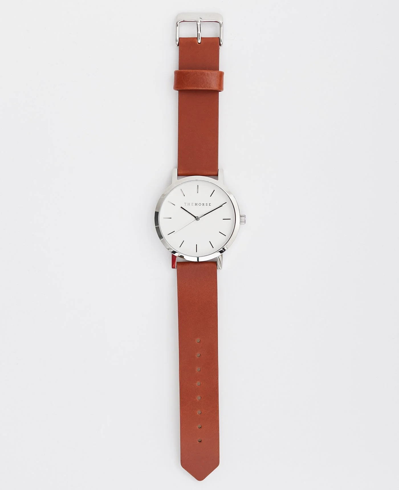 The 20mm Original: Tan Leather / Silver Strap - Image 2